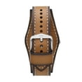 thumbnail image 5 of Fossil Montre Homme en Acier Inoxydable Quartz avec Bracelet en Cuir, Marron, 22 (Modèle : FS5922), 5 of 5