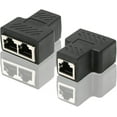 thumbnail image 1 of Adaptateur Répartiteur Port Ethernet LAN CAT6 1 à 2 Double Femelle, 1 of 5