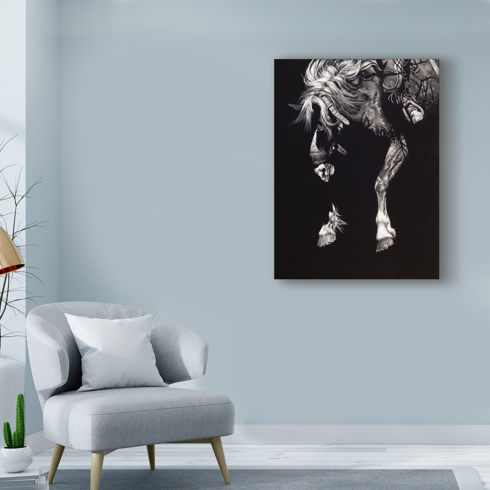 Trademark Fine Art 'Hangin Four' Canvas Art by Julie T. Chapman