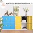 thumbnail image 4 of MECOLOR school and Home Locker Organizer Storage for Kids,Playground Metal Shoes and Bag Storage Cabinet, 4 of 10