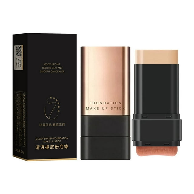 Bâton de Fond de Teint Correcteur à Double Tête, Hydratant/durable, pour Maquillage Facial 3D