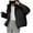 Black, variant on Deal for Days Holiday Decor Ofreoo Womens FauxGilet Long Sleeve Waistcoat Body Warmer Jacket Coat Outwear Winter Coats for Women