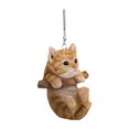 thumbnail image 1 of Adornos colgantes decorativos Susoonfo con forma de gato para mochila, colgante para coche, decoración del hogar, bonito colgante naranja con forma de gato para coche., 1 of 3