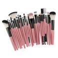thumbnail image 2 of Paquete de 25 Pinceles de Maquillaje Macarena Pinceles cosméticos para maquillaje Rosa negro, 2 of 5