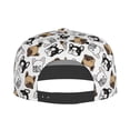 thumbnail image 4 of Fotbe French Bulldog3 Flat Bill Visor Cap Classic Snapback Hat Polyester Foam Trucker Hat Trucker Cap Adjustable Baseball Cap, 4 of 9