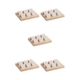 thumbnail image 3 of kurtrusly Wood Earring Card Holder w/ Tray Jewelry Display for Accessory 6 Pair Cream 5Set, 3 of 6