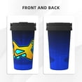 thumbnail image 3 of Saiise Geometry Dash Print Travel Coffee Mug 16oz,Insulated Coffee Mug to Go,Reusable Coffee Travel Mug with Seal Lid,Vacuum Stainless Steel Coffee Cups for Hot/Ice Coffee Tea, 3 of 8