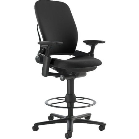 Steelcase Leap Drafting Work Stool Chair in Black ...