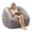 Gray, variant on MOALCOFER Bean Bag Chair, Soft Foam Lazy Sofa Chair with Premium Memory Foam Filler for Living Room, Bedroom