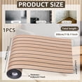 thumbnail image 5 of Peel and Stick PVC Slat Wall Panel, 118" x 15.75" Self Adhesive Faux Oak Wood Grain – 3D Soundproof Wall Panels for Walls & Ceilings, 5 of 7