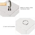 thumbnail image 1 of Bloque de banco de metal de 6,3 * 6,3 * 3 cm, herramienta de yunque de metal cuadrado, bloque de banco sólido para la fabricación de joyas ShuxiuWang 8390612912238, 1 of 1