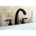 thumbnail image 2 of Kingston Brass KS5365GL Georgian Two-Handle Deck Mount Roman Tub Faucet, Oil Rubbed Bronze, 2 of 5