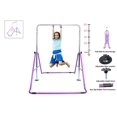 thumbnail image 2 of GymPro Adjustable Steel Horizontal Training Bar Gymnastics Bar for Kids Junior Gymnastic Bar Training Home Practice Purple, 2 of 9