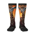 thumbnail image 1 of Balery Tree Hollow Meditating Giraffe Calcetines novedosos Calcetines deportivos Calcetines hasta la rodilla Calcetines de algodón Calcetines originales y geniales, 1 of 6