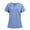 433#Blue, variant on Dark Blue Soft Stretch V-Neck Scrub Tops for Women – Classic Fit with 3 Utility Pockets XL