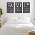 thumbnail image 6 of Modern Family Canvas Wall Art 3 Piece Set For Living Room & Bedroom Decor Prints, 6 of 6