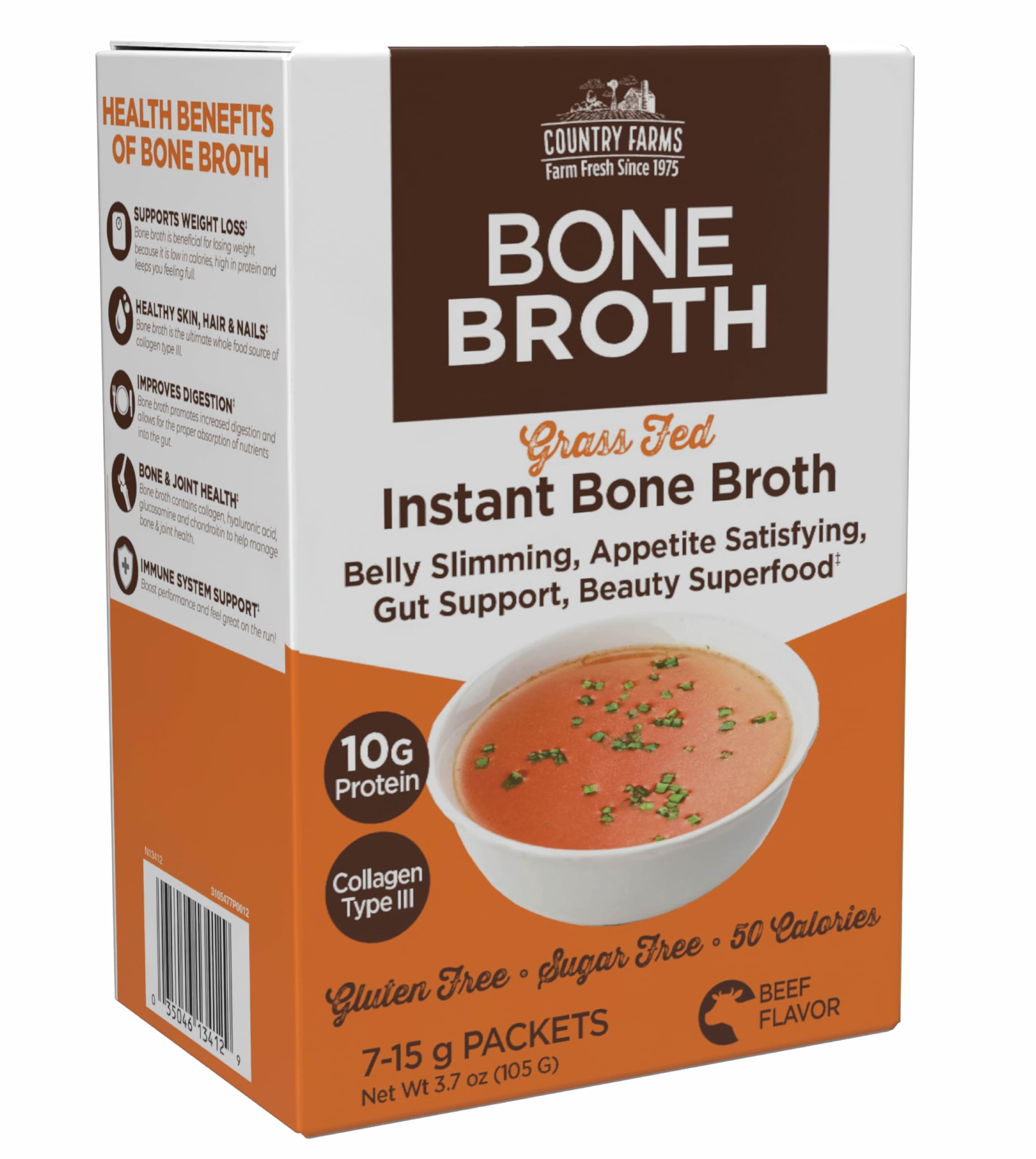 Plan de 7 días de Broth Country Farms Skinny Broth Instant Beef Bone ...