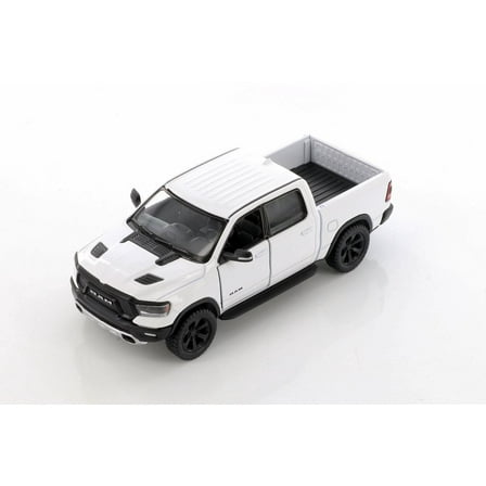 2019 Dodge Ram Pick Up Truck, White - Kinsmart 5413D - 1/46 scale Diecast Model Toy Car (Brand New but NO BOX)