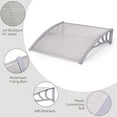 thumbnail image 5 of Costway 40''x 40'' Window Awning Door Canopy Outdoor Front Door, 5 of 10