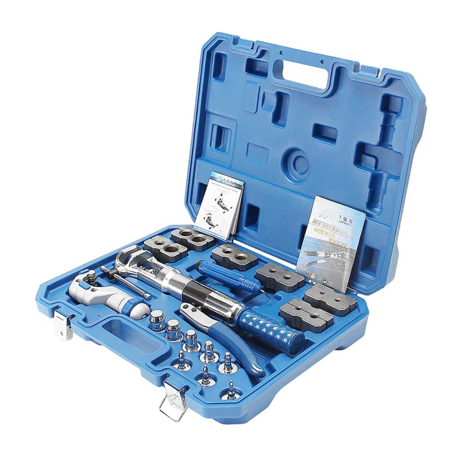 Hydraulic Tube Expander Tool Kit WK-400 7 Lever Hydraulic Pipe Expander Pipe Fuel Line Flaring Tools HVAC Tools 5-22mm