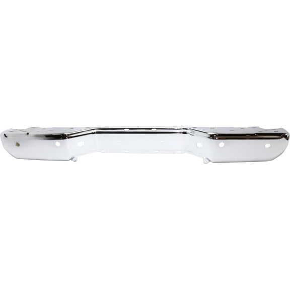 For Nissan Frontier Step Bumper 2013-2019 | Face Bar | Chrome | Steel | w/ Rear Object Sensor Holes | NI1102157 | 850309BF0B