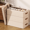 Under Bed Shoe Storage Organizer For Closet Shoes Container Boxes With ...