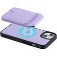 thumbnail image 4 of Magnetic Wallet Case for iPhone 14 Pro Max -Compatible with Magsafe-with Detachable Card Holder for Phone case Kickstand,Shockproof and Durable Phone Cover for iPhone 14 Pro Max(Purple), 4 of 8
