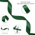thumbnail image 4 of 5/8 inches 100 Yard Satin Ribbon for Gift Wrapping, Wedding, Crafts, Christmas,Easter, Floral, Hair, Invitation Decorations and More Forest Green, 4 of 7