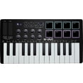 thumbnail image 1 of Teclado MIDI M-VAVE de 25 teclas y 8 almohadillas de batería retroiluminadas con Keytar, 1 of 9