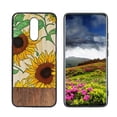 thumbnail image 1 of Summer-Sunflowers-Wood-Panel-312 Phone Case, Degined for LG K12 Plus Case Men Women, Flexible Silicone Shockproof Case for LG K12 Plus, 1 of 1