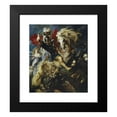 thumbnail image 2 of Peter Paul Rubens 15x17 Black Modern Framed Museum Art Print Titled - St George Battles the Dragon (1606-1608), 2 of 5