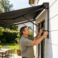 thumbnail image 5 of Tong Heavy Duty Awning Wall Mount Bracket For Outdoor Patio Sun Shade Support With Adjustable Angle And Rustproof Coating, 5 of 5
