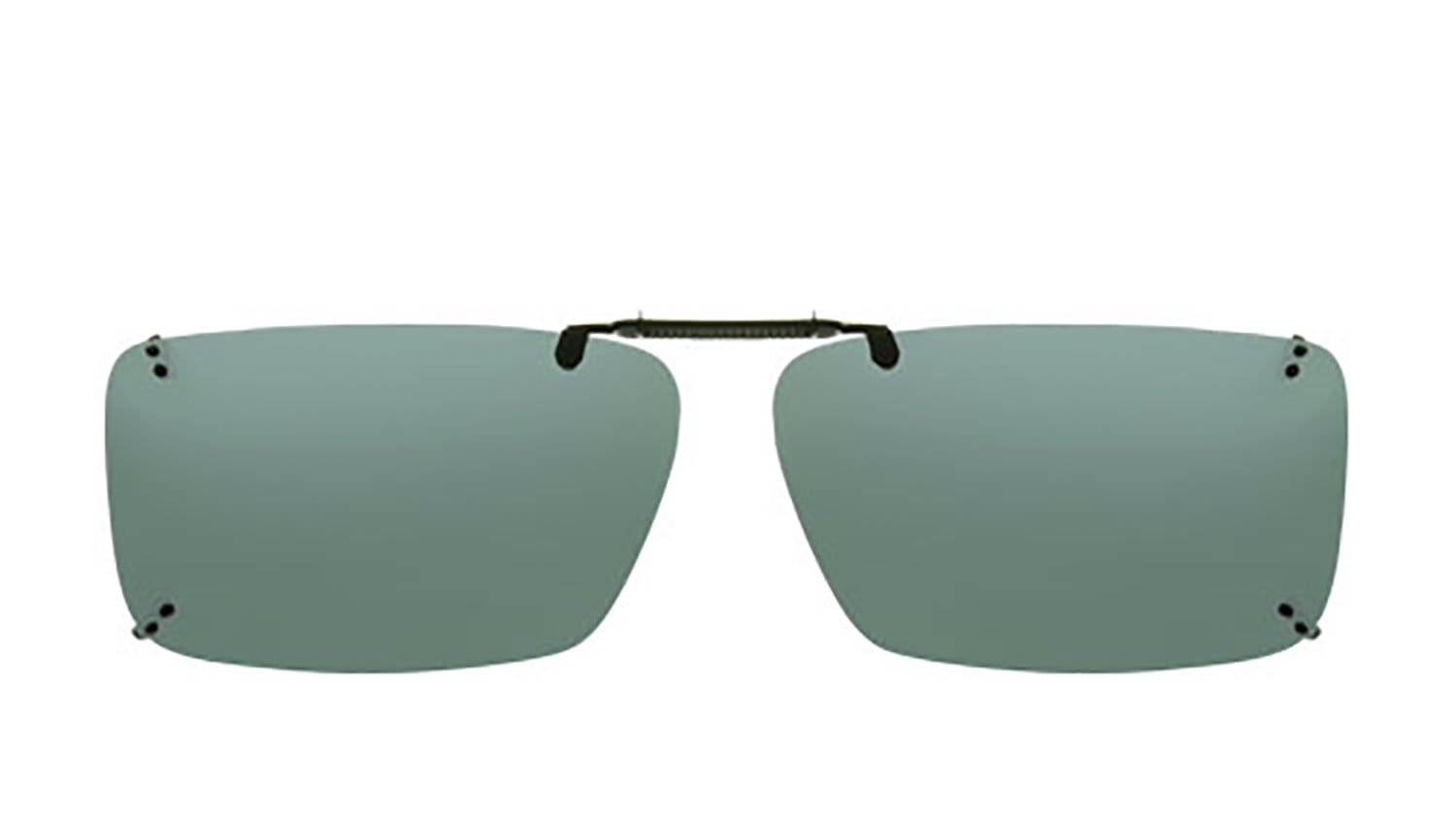 Solar Shield Dioptics Rectangle Black Sunglass