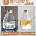 thumbnail image 3 of Jarra de Vidrio Yirilan de 2.4L con Tapa de Borosilicato, 3 of 6