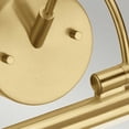 thumbnail image 5 of Lucas McKearn Alton Large LED Picture Light Brushed Brass, 5 of 5