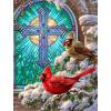 thumbnail image 1 of Wdftyju 5D Full Round Drill Bird In the Snow Diamond Painting Kit de diamantes de imitación (A303) Wdftyju 6ry0lz1ca5hv3kn2, 1 of 7
