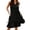 Black dress 84, variant on Karymi Summer Dresses for Women 2026 Sleeveless V-Neck Tiered Ruffle Hem Midi Dress, Solid Casual Loose Tunic Dress with Side Pockets Maxi Dress
