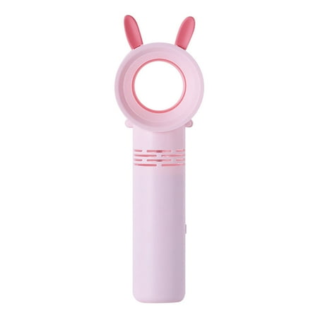 

Portable Mini Fans 360 Degree Bladeless Hand Held Cooler USB Rechargeable No Leaf Desk Fan