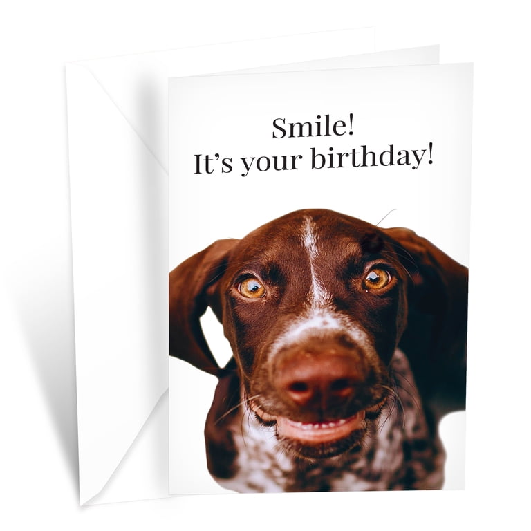 Funny Puppy Birthday Card