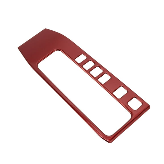 Unique Bargains Central Control Gear Shift Panel Trim Cover for Nissan Sentra 2020-2025 Gear Shift Control Anti-Scratch Panel Sticker Red Half Pack