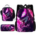 thumbnail image 1 of Juego de 3 piezas de película Venoms, mochila escolar con fiambreras, bolsas de lápices, mochilas escolares para niños y niñas, el mejor regalo, 1 of 5