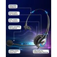 thumbnail image 6 of Wantek Wired USB Headset, Stereo Type C Headphones with Noise-Cancelling Microphone, In-Line Controls, PC/Mac/Laptop, Black, 6 of 10