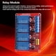thumbnail image 3 of Módulo De Relé Optoacoplador De 4 Canales 5V/12V/24V Módulo De Disparador De Alto Y Bajo Nivel Con Luz Indicadora Para Control Industrial, 3 of 7