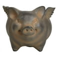thumbnail image 5 of Rustic Country Farm Hog Heavens Angel Wings Pig Decorative Vase Planter Pot, 5 of 10