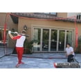 thumbnail image 5 of PowerNet Portable Sports Net for Protection, Soccer, Lacrosse & Volleyball Rebounder, Softball Baseball Net, Basketball Net, Indoor Outdoor Safety Net, Backyard & Garage Backstop (16 x 10 FT), 5 of 9
