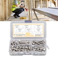 thumbnail image 4 of 80Pcs Hex Washer Head Self Drilling Screw Set Stainless Steel Screw Kit M4.8 With Storage Box For  Industrial Applications, 4 of 8