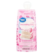 Great Value Pink Decorating Icing, 8 oz