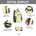 thumbnail image 4 of JIALIOU 14" Laptop Backpack Waterproof Airline Approved Stylish Casual Daypack for Travel Business College Work, Pale Yellow White Polka Dot, 4 of 8