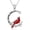 1-Moon Cardinal, variant on Cardinal Necklace for Women 925 Sterling Silver Red Cardinal Pendant Necklace Sympathy Memorial Jewelry Gifts for Women Mom Her