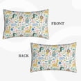 thumbnail image 2 of Lsque Cartoon Animals Pattern Pillow Case – Soft & Cozy Throw Pillow Cover, Hypoallergenic Cushion Case for Sleeping Women with Envelope Closure-16"x24", 2 of 6